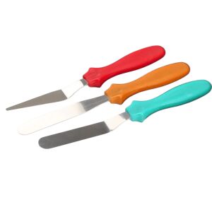 Set mini spatule pentru decorat prajituri si torturi, 22 cm, multicolor 125497782