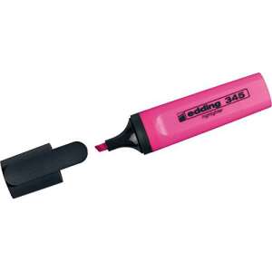 edding 345 szövegkiemelő, rózsaszín, ferdén vágott hegy, 2-5 mm vonalvastagság - ICO