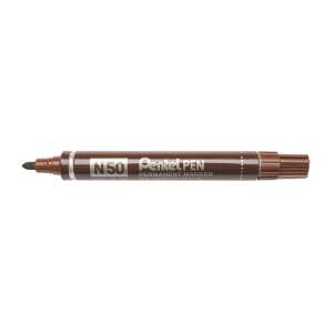 Pentel Pen N50 állandó marker, barna - Pentel