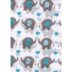 Mintás textil pelenka 1db-os - elefánt 125503923 - Textil pelenka
