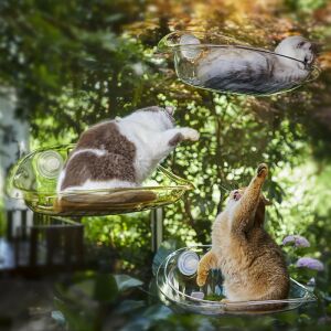 Cat Függőágy CATNEST 9172, Vákuumos rögzítés, Függő, 10 kg-ig, Átlátszó 125504710 - Macska fekhely