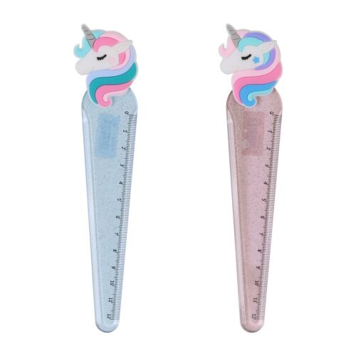 Vonalzó, 13 cm, Unikornis, 20 db/display Nebulo 125509482