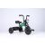 QPLAY Triduro Green Tricycle for kids 2-6 years old, motorcycle design, black wheels, green frame, black basket