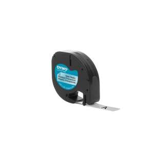 Лента за машини за надписи dymo letratag s0721530/12268 12mmx4m, оригинална, прозрачна