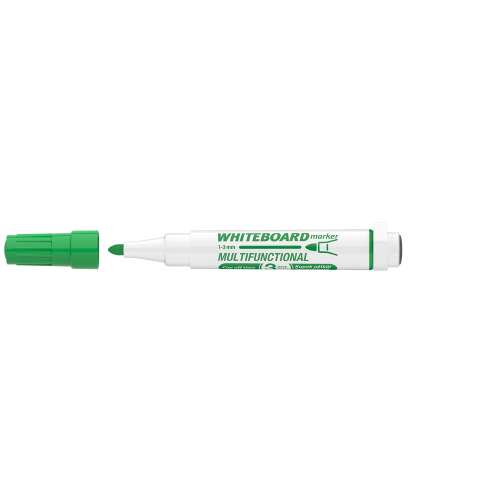 Grüner Whiteboard-Marker, 1-3 mm, multifunktional, ICO Markeraser, magnetisch, mit Radierer