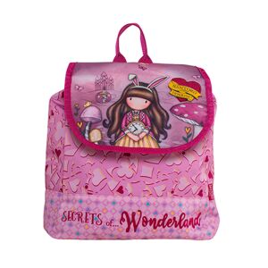 Santoro Gorjuss Just One Second Kinderrucksack, rosa mit Mädchen und Alice im Wunderland Design - Rucksäcke & Taschen für Kindergarten