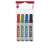 ICO Flipchart marker 4 pack, red, green, blue, black, 1-4mm chisel tip