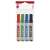 ICO Flipchart marker 4 pack, red, green, blue, black, 1-4mm chisel tip