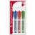 ICO Flipchart marker 4 pack, red, green, blue, black, 1-4mm chisel tip