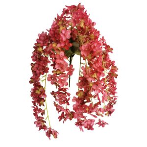 Rózsaszín lógó virágok 64cm