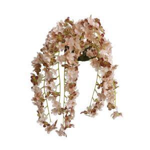 Krémszínű lógó virágok 64cm