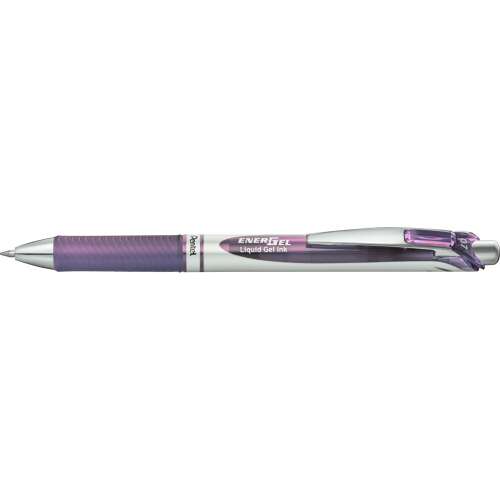 Guľôčkové gélové pero 0,7 mm, pentel energel bl77-v3x, farba písania lila 90528015