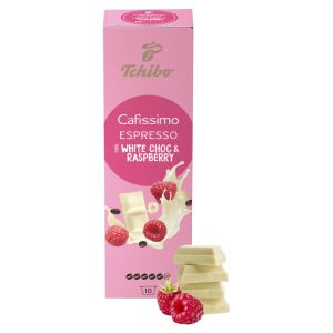 Tchibo Cafissimo Espresso Fehér Csokoládé és Málna Kapszulák, 10 kapszula - Élelmiszer & Ital