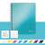 LEITZ WOW A5 spiral notebook, ice blue, 80 sheets, squared, collegeblock, with color options