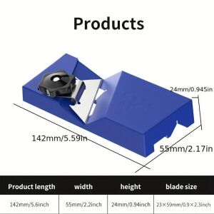 45°-os Szöggyalú - Fa, Gipszkarton, Műanyag - 142x55x24mm 128367985 - Gyalu