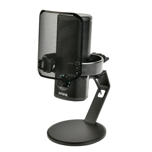 Aiwa PDM-10 profesjonalny mikrofon USB z filtrem pop i stojakiem