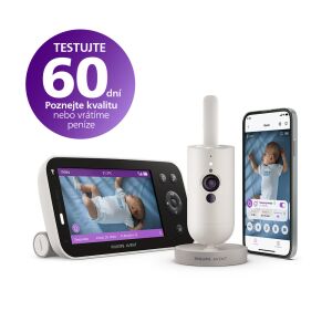 Philips Avent SCD971/26 Premium Connected Baby Monitor s 60-dnevnom probnim razdobljem, uključujući roditeljsku jedinicu, bebinu jedinicu i aplikaciju za pametni telefon - Dječja soba