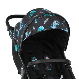 PETITE&MARS Napfénytető + övvédő Street2 Limited 100 Jellyfish 125551263 - Babakocsi napernyő