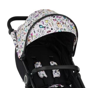 PETITE&MARS Napfénytető + övvédő Street2 Limited 100 Tattoo 125551266 - Babakocsi napernyő