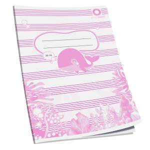 Zápisník a5, 16 listov, poznámka 36-16 veľryba bluering®