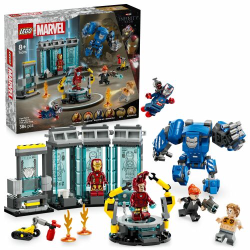 Лаборатория на LEGO® Marvel Iron Man: хранилище 76315 125564886
