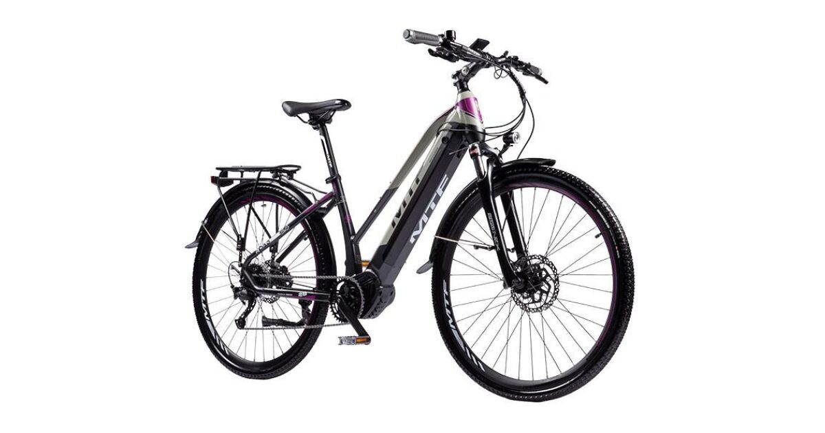 MTF ebike Road 6,4 W 17 collos elektromos női túra kerékpár közép ...