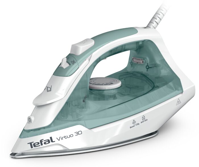 Tefal FV2C42E0 Virtuo 30 Gőzölős Vasaló - Eukaliptusz, Fehér