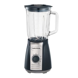 Morphy Richards 403010 fekete turmixgép, üvegkannával, 1,5 literes kapacitás, 5 sebesség, impulzus üzemmód, jégzúzó pengék - Morphy Richards