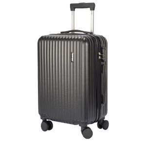 Troller Dollcini Világjáró 28 inch, negru, cu carcasă rigidă - Dollcini Valize