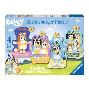 Bluey Ravensburger Puzzle 4 in 1 cutie - Puzzle modelate - Puzzle