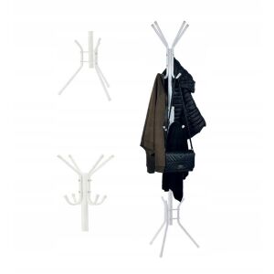 Kollázs fehér fém ruhafogasról ruhákkal és kiegészítőkkel - Sersimo