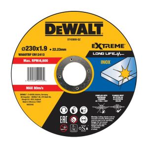 DeWALT - Disc pentru taiere inox 230x1.9mm [DT43909-QZ] 125575267 - Instrument