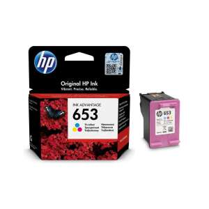 HP 653 Ink Advantage Oryginalny Wkład Tuszowy Trójkolorowy - Materiały eksploatacyjne do drukarek