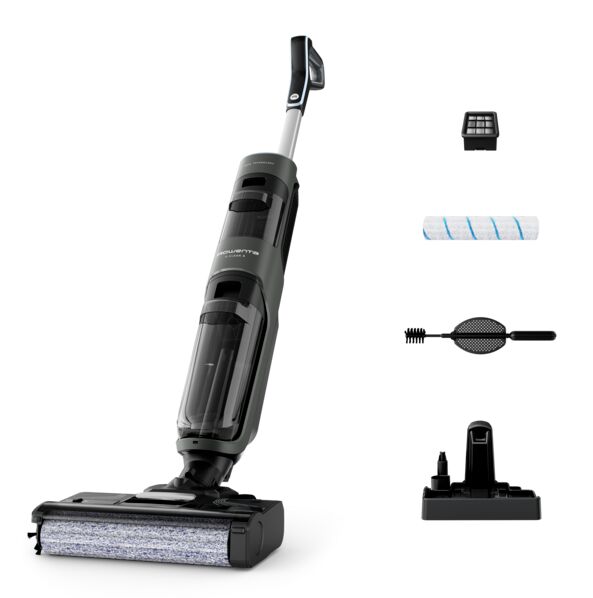 E-shop Vysávač a mop Rowenta GZ5037WO 2v1 X-Clean, čierny