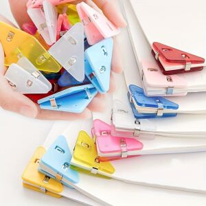 10 ks multifunkčných kancelárskych klipov na knihy a dokumenty, protišmykové klipy, poznámkové klipy 135859756 - Kancelárske doplnky