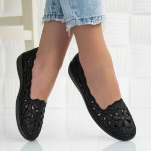 Damskie letnie buty czarne 126121615 - Obuwie damskie