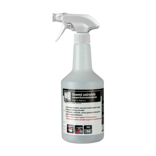 Brilliance® üzemi zsíroldó szuperkoncentrátum hígító flakon szórófejjel 750 ml (üres) 125593752