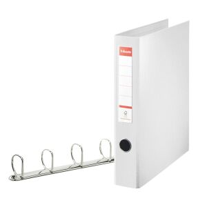 Esselte Jumbo Vivida White A4 Maxi 4 D-Ring Binder for organizing documents - Esselte Ring binder