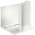 Esselte A4 panorama ring binder, white, 4 rings, 2.5cm