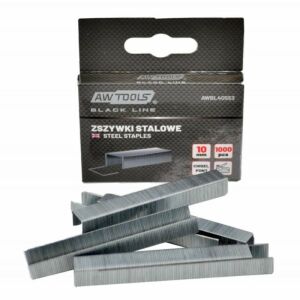 Tűzőkapocs, AWTools AWBL40554, 12 mm, 11,4 mm, 1000 db