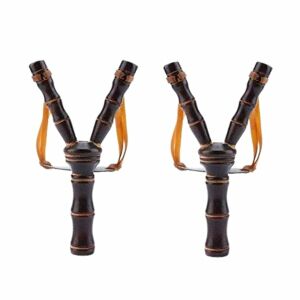 Sada dvoch drevených prakov, ručná práca, 19 cm, hnedá 125594839 - Poľovníctvo