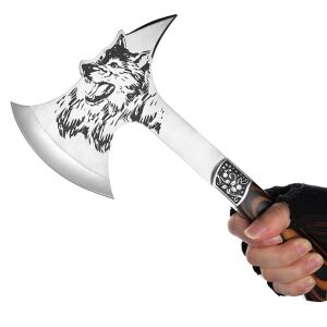 Lovecká sekera, Wolf Wood, nehrdzavejúca oceľ, 33 cm, vrátane púzdra 125594873 - Sekery