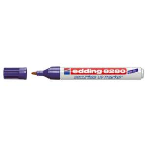 EDDING 8280 Securitas UV marker, nevidljiv pod normalnim svjetlom, vidljiv pod UV svjetlom, okrugli vrh, širina linije 1,5-3 mm - Specijalni marker