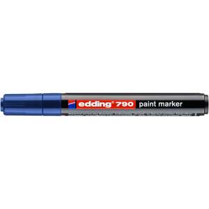 Marker de vopsea EDDING 790, albastru, 2-3 mm - Markere