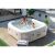 Intex PureSpa Chevron DeLuxe HWS 800 jacuzzi használatban családdal
