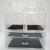 Clear acrylic cosmetic organizer with multiple drawers and compartments
