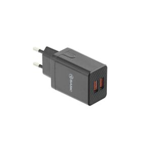 Încărcător de perete Tellur Basic HC204 2xUSB, 2.4A, negru 125601074 - Încărcător de telefoane