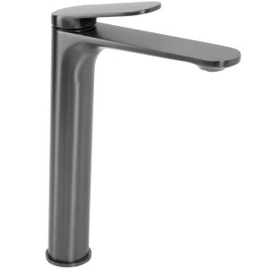 Смесител за баня Rea Marco Gun Grey High, модерен дизайн - Смесител