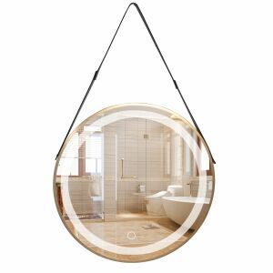 LED Spiegel 60cm YH-3339 hängt im Badezimmer - Badezimmerspiegel