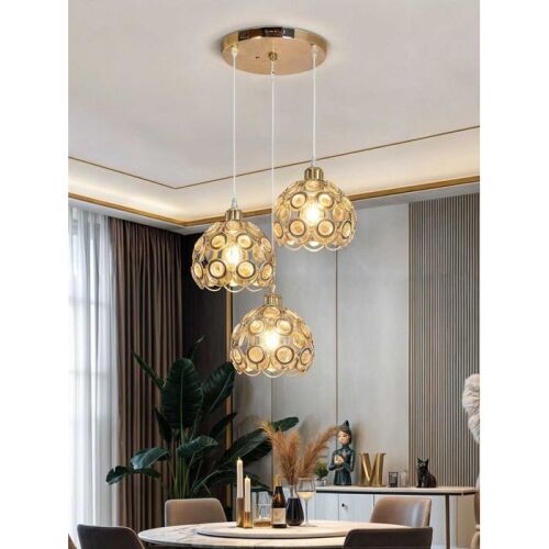  Greenlustr csillár HQ-NYDDY3J, csillár acélból és kristályból, arany 125602445